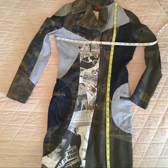 Doctor E Amazing denim  coat EUC XS - Picture 3 of 8